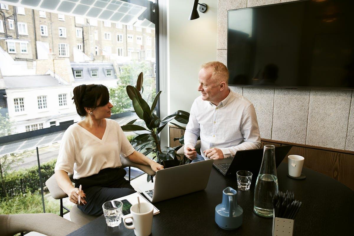 Professional team collaboration